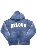 Belovd zip up hoodie